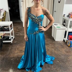 Tony Bowls evening pageant gown